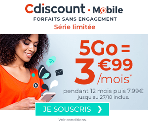 CDiscount Mobile 5Go