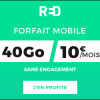 🔖 Red by SFR, illimité/40Go à 10€/mois (sans limite)