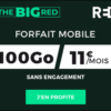 🔖 Red by SFR, illimité/100Go à 11€/mois (sans limite)