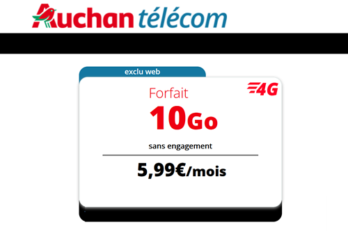 Carte SIM Auchan Telecom