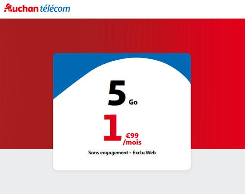 Auchan 5Go 2€