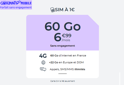 Cdiscount Mobile 60Go