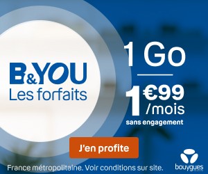 🔖 B&You, illimité/1Go à 2€/mois (sans limite)