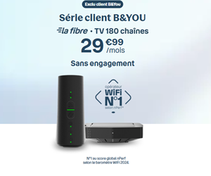 Box fibre Série client B&You