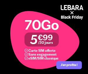 Lebara Black Friday 70Go 6€