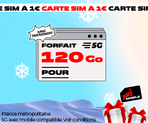 NRJ Mobile forfait 5G 120Go