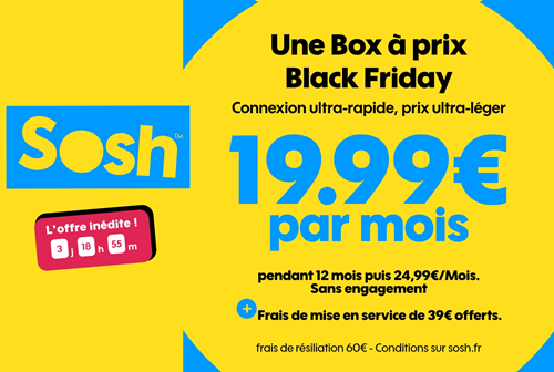 Sosh Livebox x Showroomprive