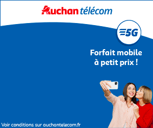 Auchan forfait 5G 160Go 9€