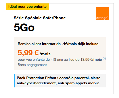 Orange Saferphone ados