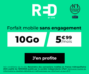 Red by SFR forfait 10Go 6€