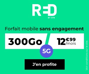 Red by SFR forfait 5G 300Go
