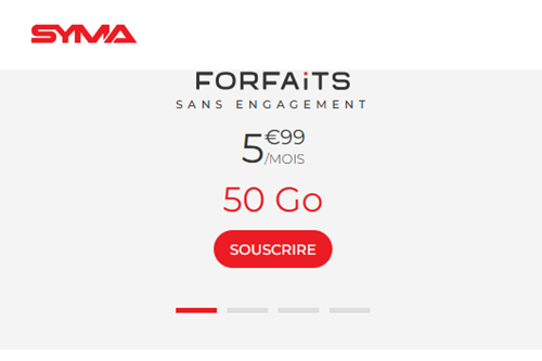 Syma forfait 50Go