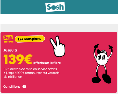 Sosh livebox frais d'activation offerts