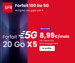 forfait mobile Black Friday clients box SFR