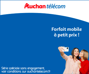 Auchan Telecom forfait mobile 120Go