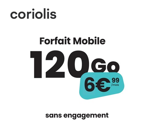 Coriolis 120Go 7€