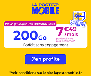 La Poste Mobile 200Go
