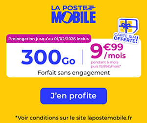 La Poste Mobile 300Go 10€
