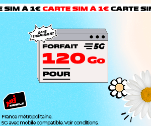 NRJ Mobile forfait 5G 120Go