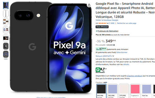Amazon Google pixel 9a