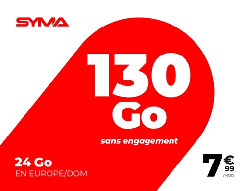 Syma forfait 130Go
