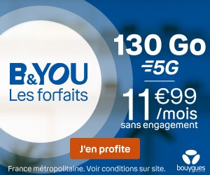 BandYou forfait 5G 130Go