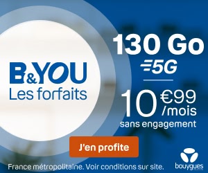 BandYou forfait 5G 130Go
