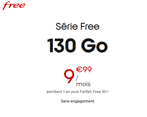 Free série spéciale 130Go