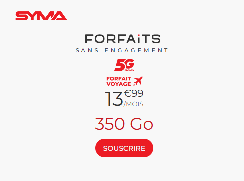 Syma forfait Voyage
