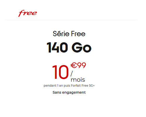 Free série spéciale 140Go