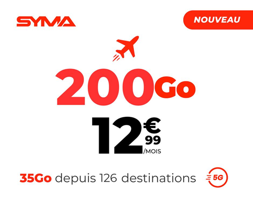 Syma forfait 200Go