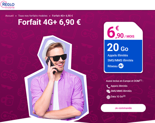 Réglo forfait 20Go