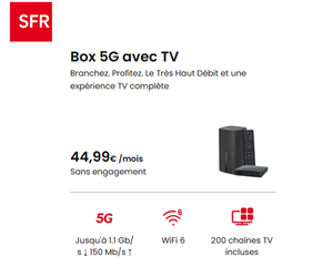 SFR Box 5G + TV