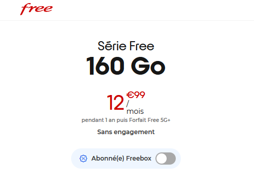 Série Free 160Go