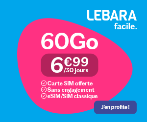 Lebara forfait 60Go