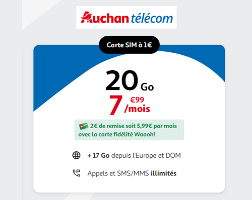 Auchan Telecom 20Go